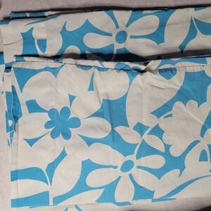 PBteen Blue Ivory Floral 2 Standard Pillowcases Cotton  Portugal 2011